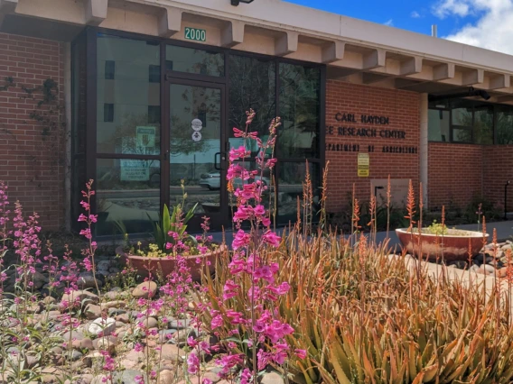 Front of the USDA ARS Carl Hayden Bee Research Center